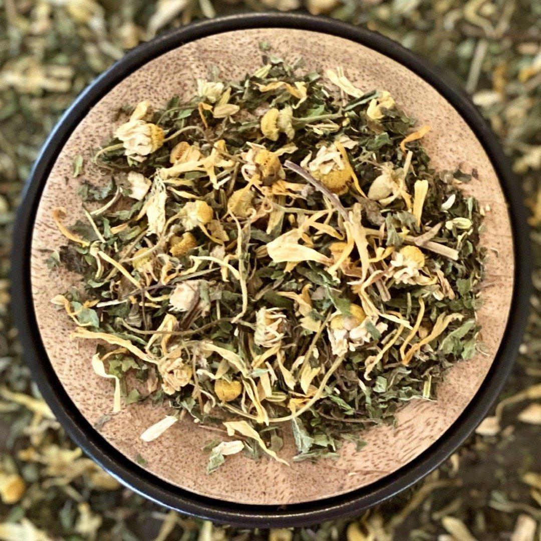Evening Tea Blend-Anxiety and Calming Tea-Bluebird Trading Co-Chamomile Loose Leaf-Organic Peppermint Tea