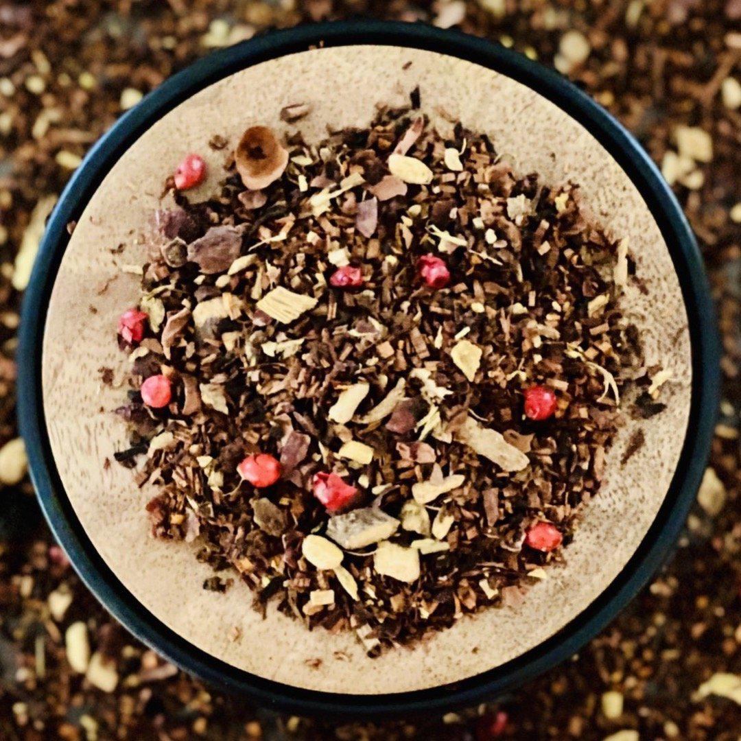 Afternoon Health Boost Tea Blend-Nourish & Balance-Bluebird Trading Co- Rooibos Tea-Honeybush Tea-Rosehip Tea-Chocolate Cocoa Tea-Ginger Tea-Licorice Tea